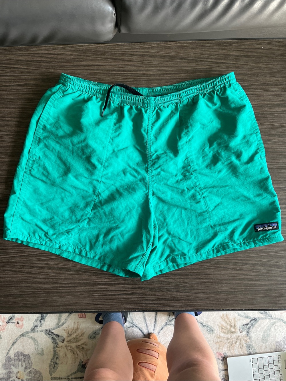 Patagonia Men's Baggies in Teal Green